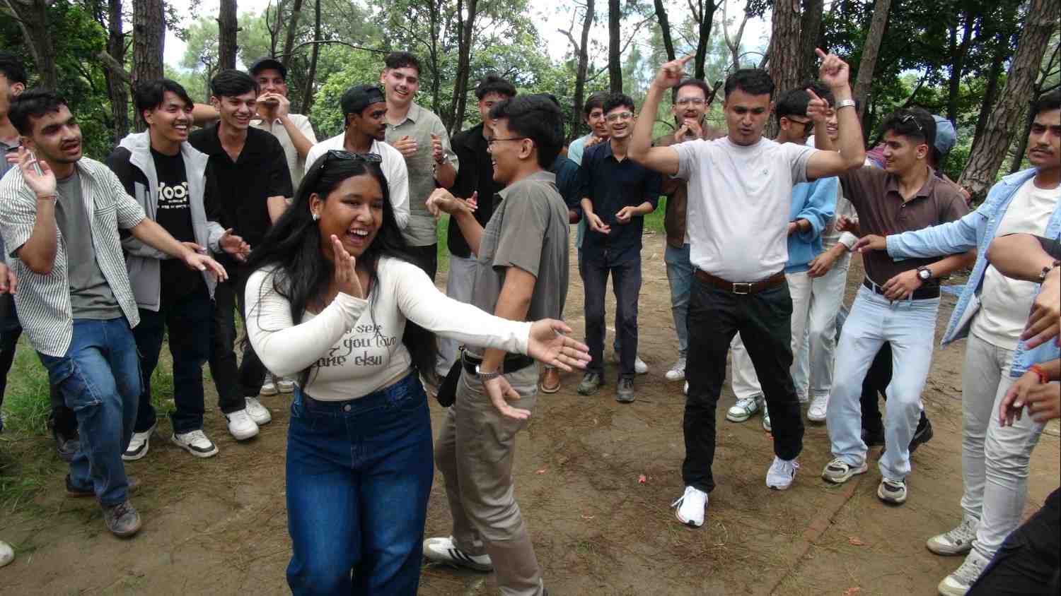 Gurukul CA students enjoying outdoor activities at the picnic