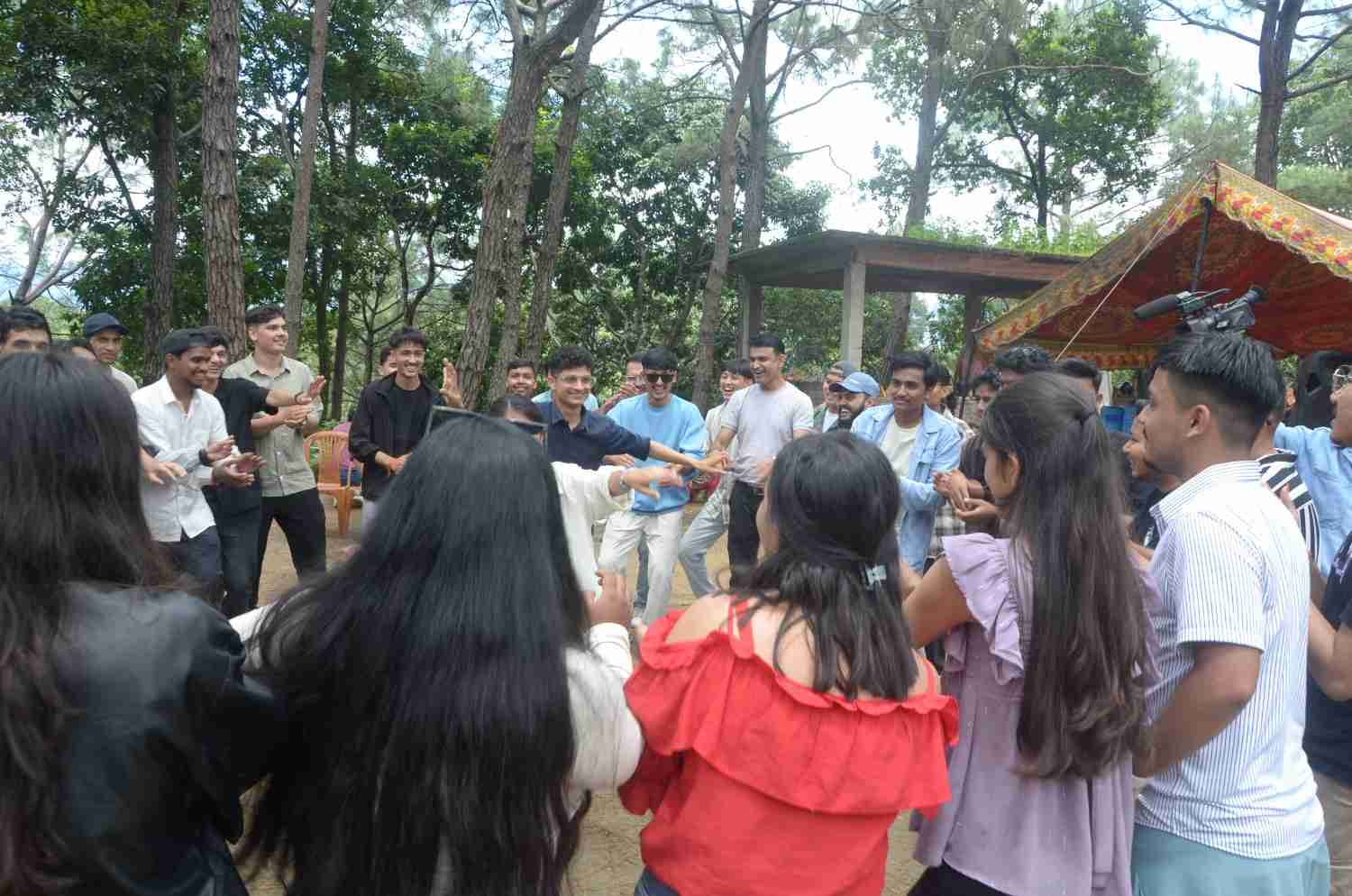 Gurukul CA students enjoying games and activities at the picnic