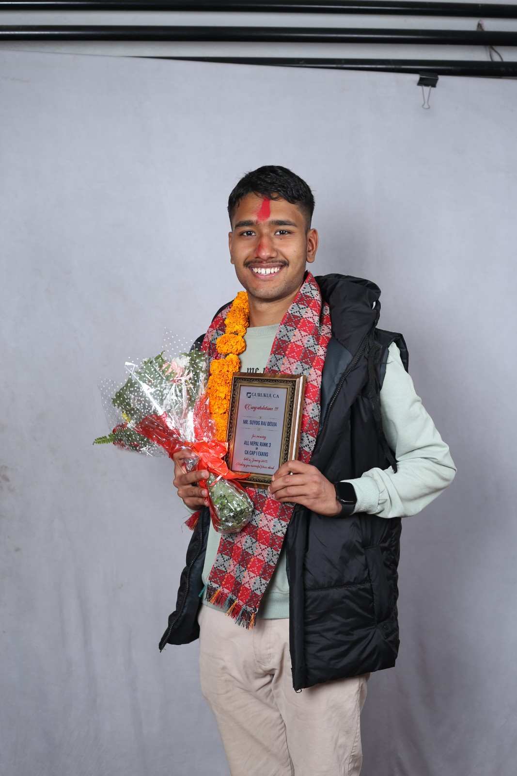 Suyog Raj Deuja — All Nepal Rank Holder, DECEMBER 2022, Gurukul CA