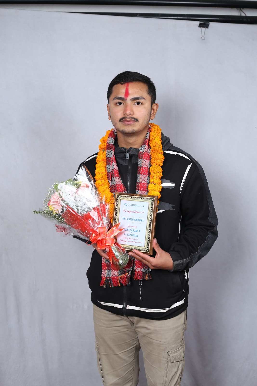 Dibash Adhikari — All Nepal Rank Holder, DECEMBER 2022, Gurukul CA