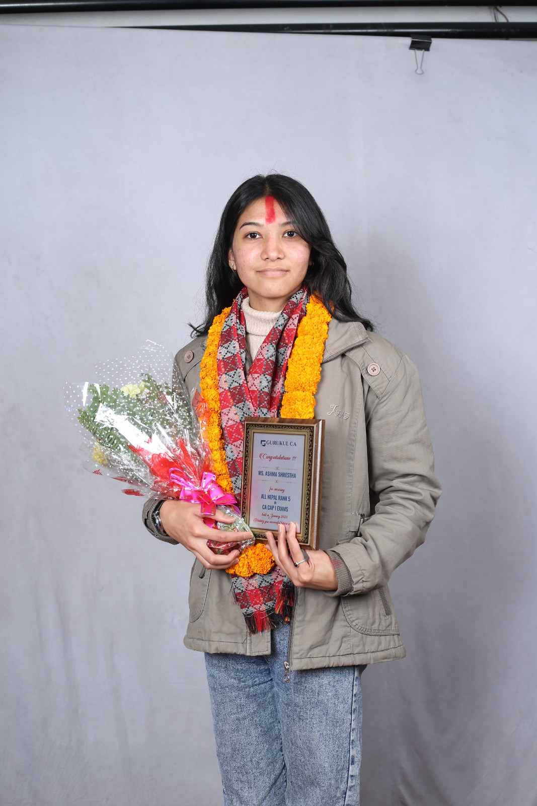 Ashma Shrestha — All Nepal Rank Holder, DECEMBER 2022, Gurukul CA