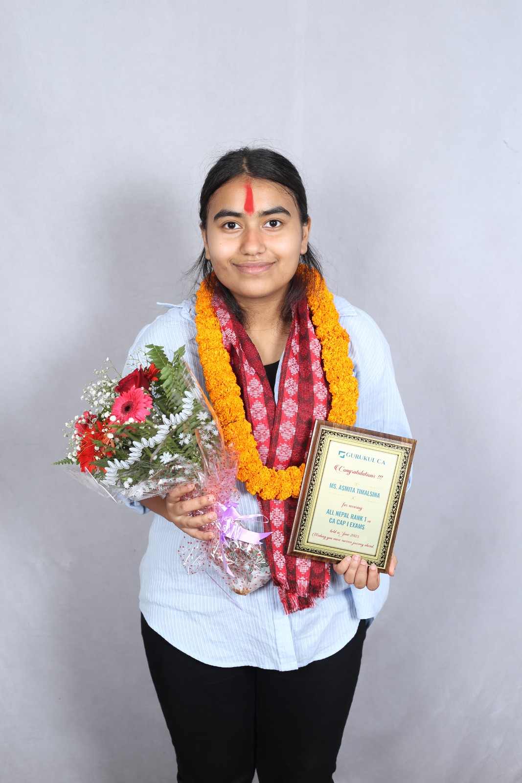 Asmita Timalsina — All Nepal Rank Holder, JUNE 2023, Gurukul CA