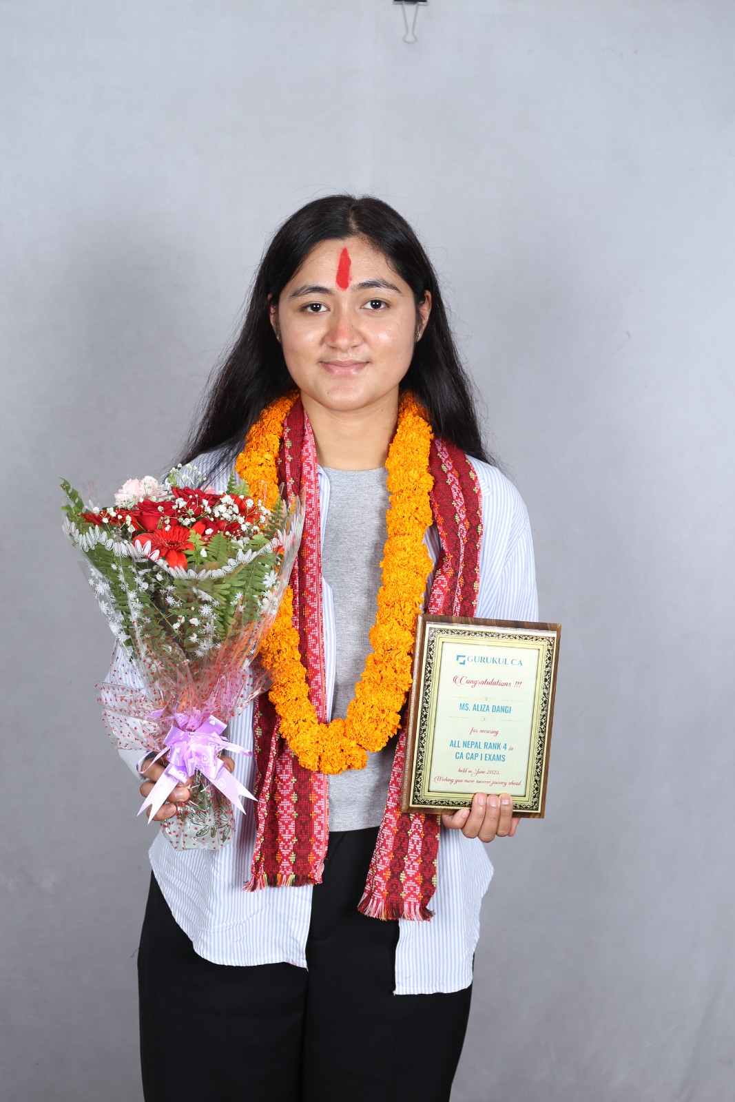 Aliza Dangi — All Nepal Rank Holder, JUNE 2023, Gurukul CA