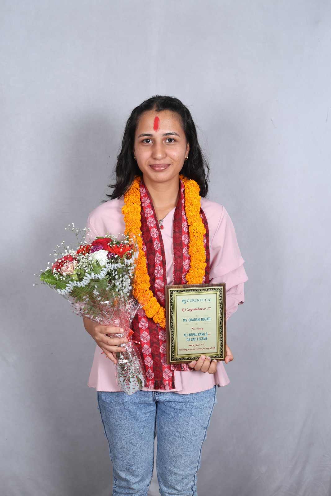 Chandani Bogati — All Nepal Rank Holder, JUNE 2023, Gurukul CA