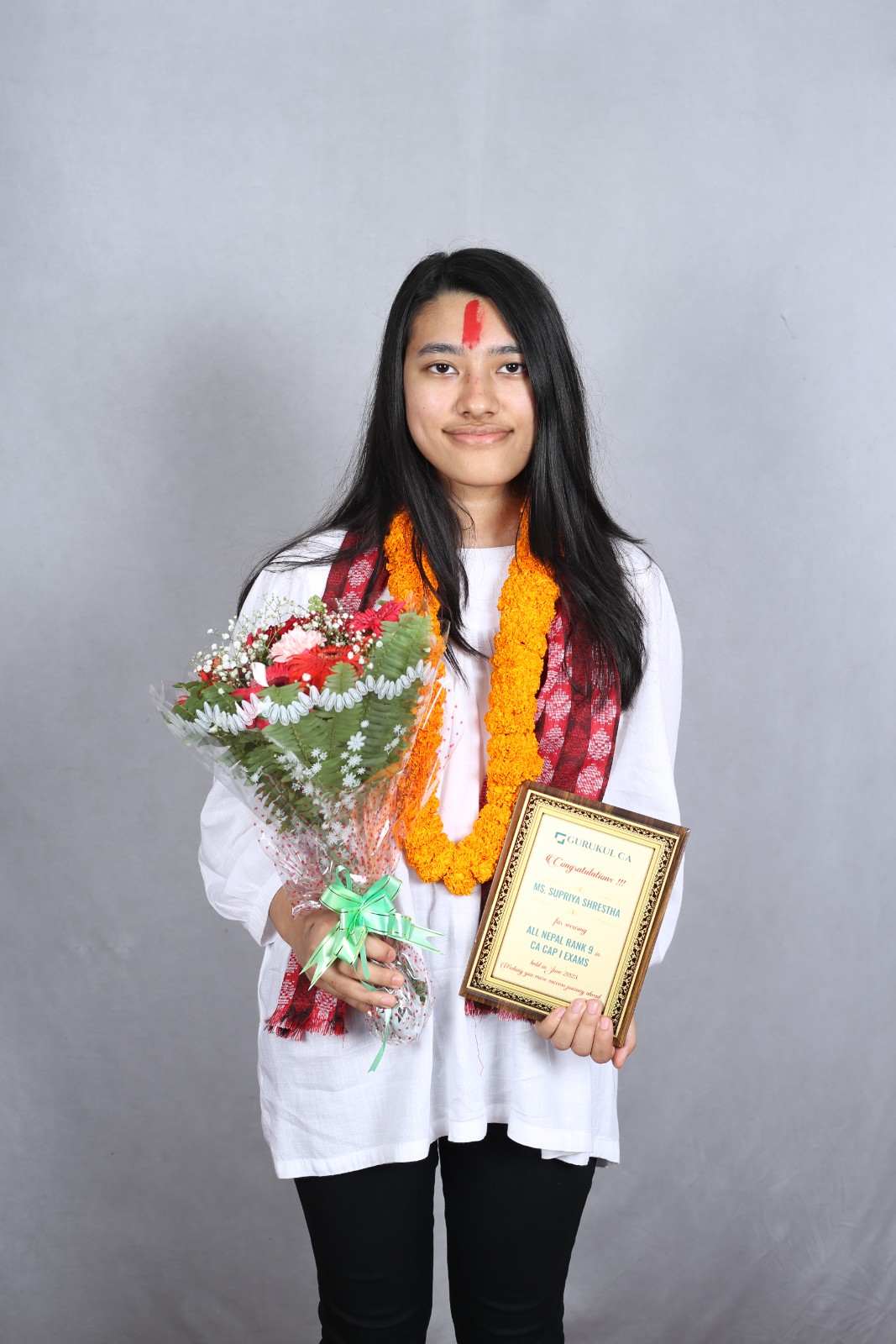 Supriya Shrestha — All Nepal Rank Holder, JUNE 2023, Gurukul CA